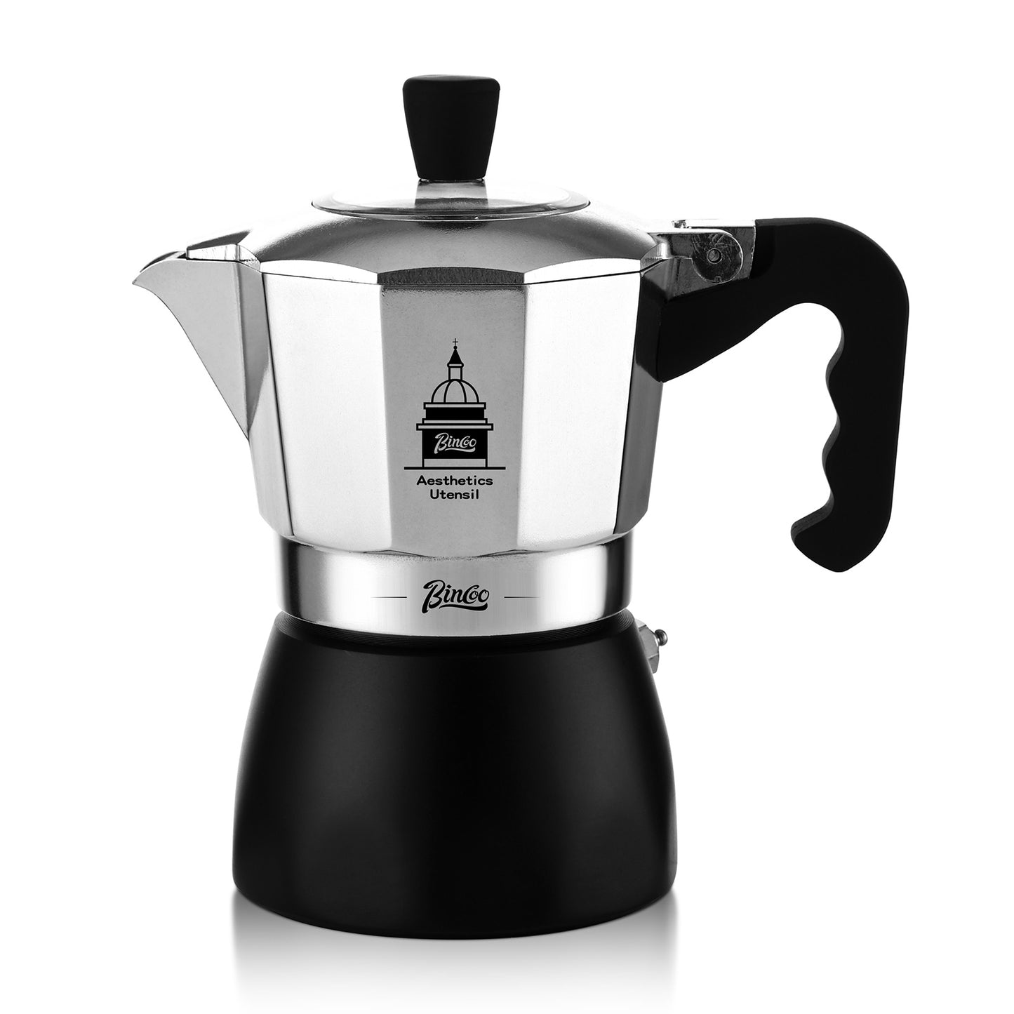 BINCOO Espresso Maker, Grecas De Cafe, Italian Coffee Pot Ideal for Kitchens & RV Travel, Full-Bodied Coffee with Ease & Style