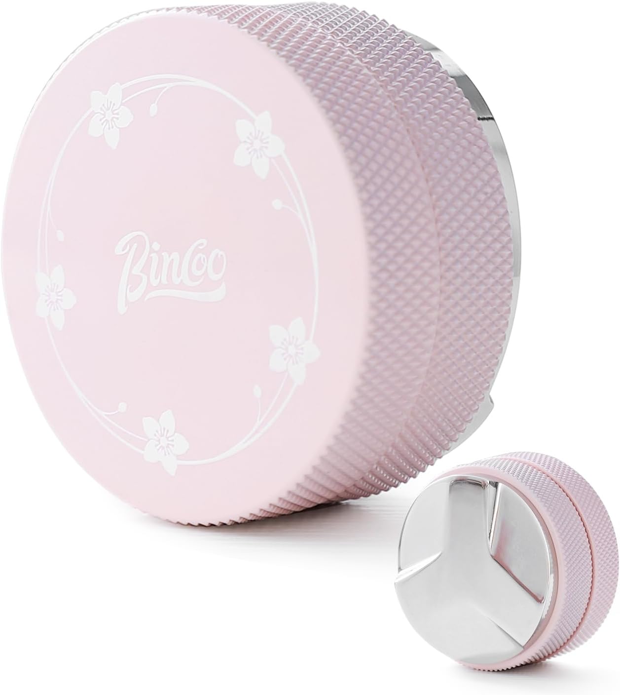 Green 58mm Coffee Distributor & Tamper, Espresso Hand Tamper Tool Fits 58mm Portafilters, Adjustable Depth Coffee Tamper and Leveler