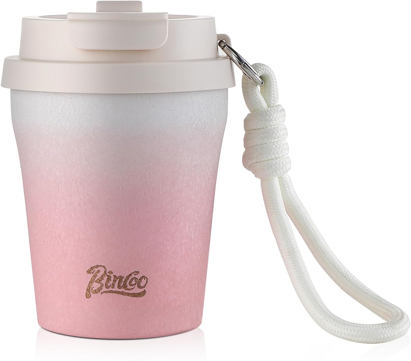 Insulated Coffee Mug with Lid, Travel Coffee Mug Tumble, Leakproof Travel Coffee Tumbler Cups, Gifts for Women Men Her Him,280ml (Black)