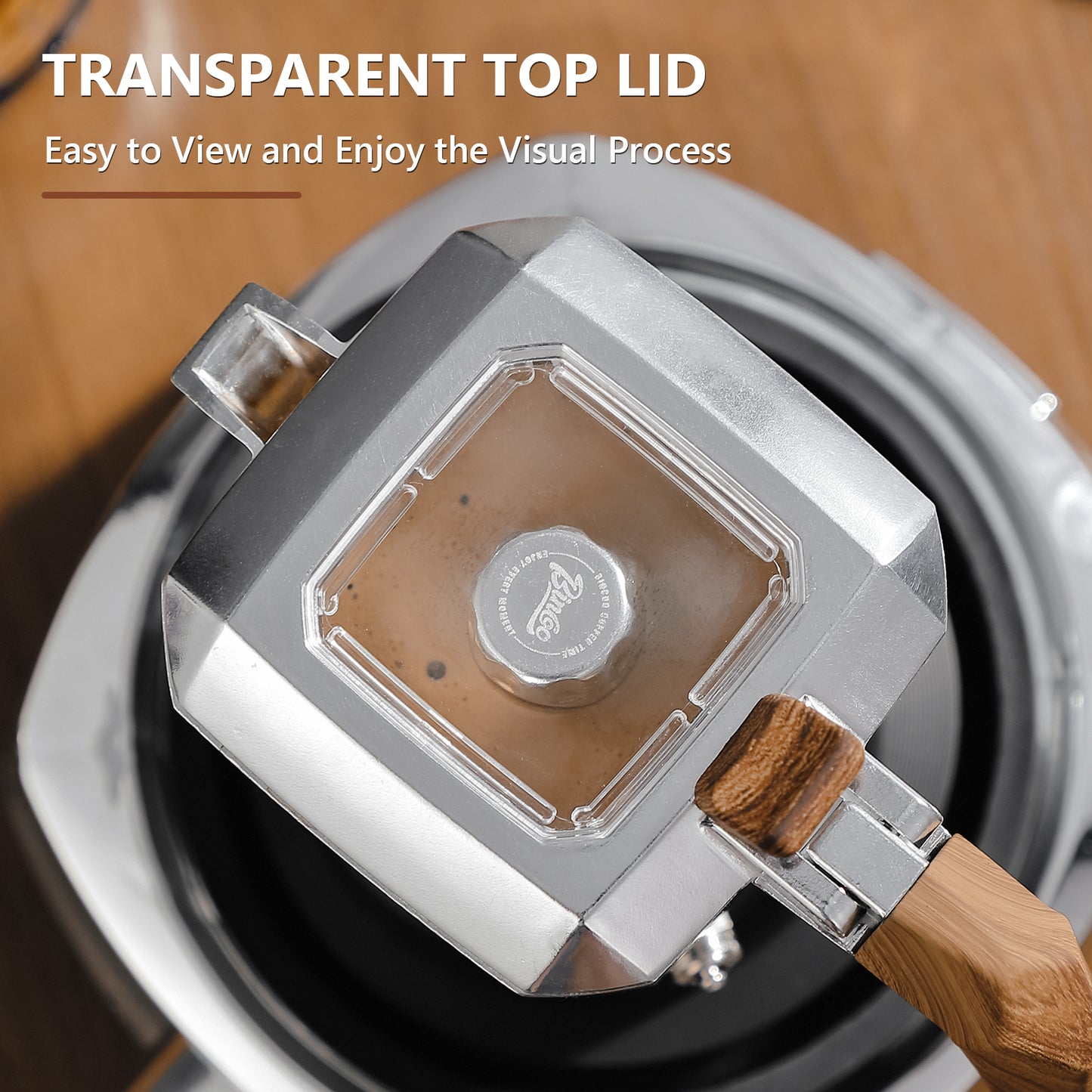 Espresso Maker Stovetop - Small Moka Pot 2 Cups,Italian Coffee maker for Single Use,4oz/120ML,Perfect for Home Cafe Camping