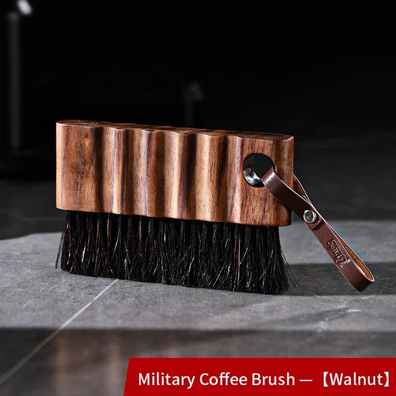 Bincoo Coffee Grinder Brush Wooden Handle Cleaning Tool for Machine Gaps Desktop Hanging Home Bar Barista Accessories