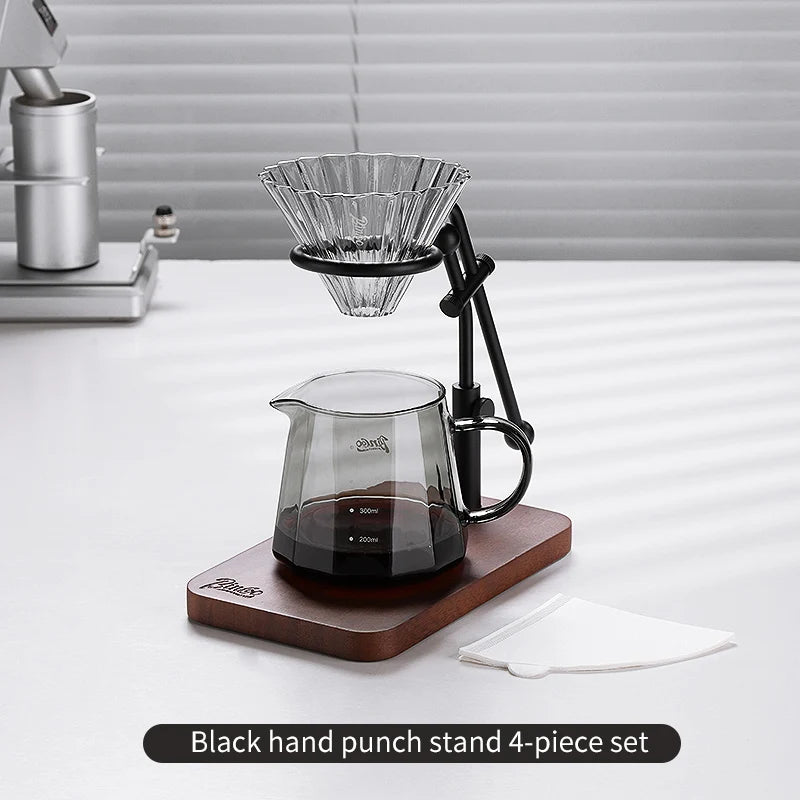 Bincoo GYKF2145 Portable Coffee Drip Holder Adjustable Aluminum Dripper Holder Italian Espresso Machine Bracket, Lightweight Drip Holder