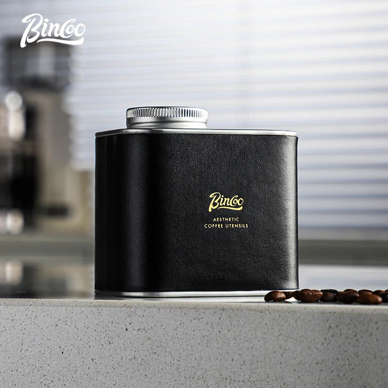Bincoo Coffee Bean Sealed Canister Storage Coffee Powder One-Way Valve Vacuum Tin