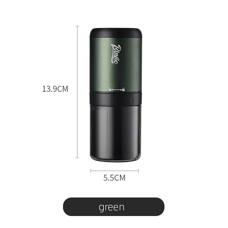 Bincoo Mini Portable Electric Coffee Grinder Coffee Bean Grinder Small Coffee Machine Steel Core Household