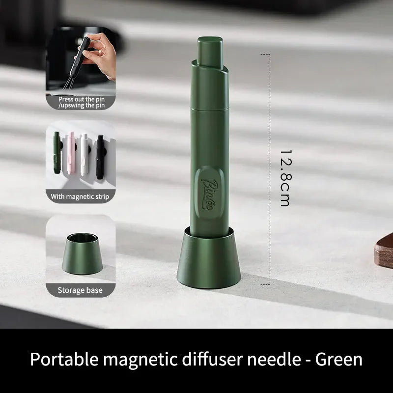 Bincoo WDT Tool Espresso Distribution Tools with Magnetic Loose Powder Needle for Espresso Coffee Stirrer Telescopic Design