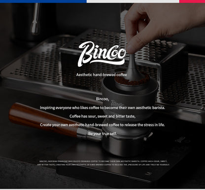 Bincoo Coffee Dosing Cup - Stainless Steel Espresso Grinder Funnel, Anti-Static Coffee Powder Receiver for Portafilter, Compatible with Home Brewing