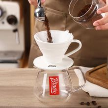 Bincoo Pour Over Coffee Dripper-Ceramic Coffee Dripper Pour Over Cone Coffee Maker Size 01,Portable Coffee Maker For for Home, Cafe, Restaurants (White)