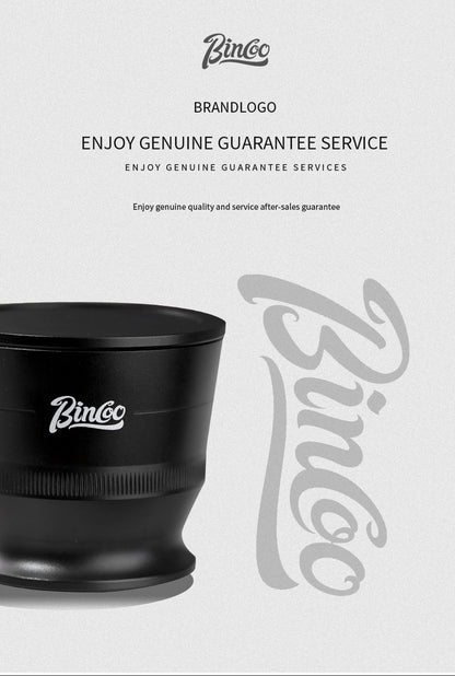 Bincoo Coffee Dosing Cup - Stainless Steel Espresso Grinder Funnel, Anti-Static Coffee Powder Receiver for Portafilter, Compatible with Home Brewing
