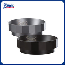 Bincoo Polygonal Magnetic Coffee Dosing Ring - Anti-Splashing Espresso Powder Funnel, Universal Fit for 51/58mm Portafilters, Aluminum Alloy Construction