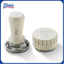 BINCOO Coffee Tamper Set with Three-Piston Powder Dispenser Elastic Tamper Hammer Set Three-Piece Tamper Base Set for Espresso Machines 51MM/58MM