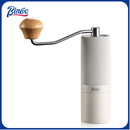 BINCOO Hand Coffee Grinder, Titanium‑Plated Burr Manual Coffee Grinder, Espresso Manual Coffee Maker