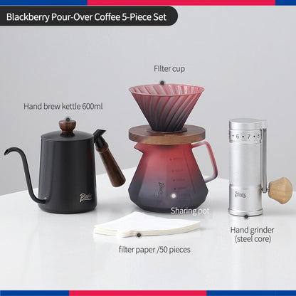 BINCOO 500ml Immersion Dripper Coffee Pot Switch Glass Pour Over Coffee Maker, Coffee Sharing Pot, Hold 1-4 Cups Hot Sell