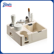 BINCOO Coffee Tamping Station Set Coffee Tool Storage Accessory  Integrated Detachable Knock Box  Distributor & Tamper Combo Kit 51MM/58MM