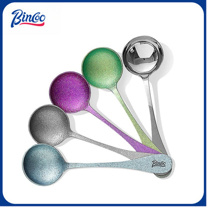 BINCOO SCA Pure Titanium Cupping Spoon Standard Barista Coffee Tasting Spoon Coffee Tool