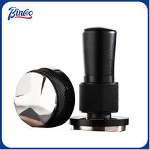 BINCOO  30 lbs Pressure Powder Hammer Espresso Machine Handle Storage Base Cloth Powder Dispenser Set Coffee Utensils 51MM/58MM