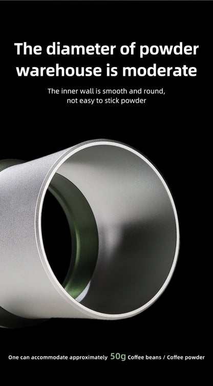 Bincoo Nano Coffee Dosing Cup - 58mm Magnetic Espresso Powder Receiver with Stirring Rod, Anti-Static Aluminum Alloy Grinder Funnel for Portafilter, 3 Colors Available