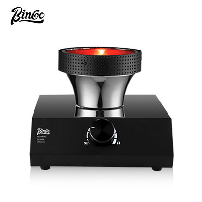 Bincoo 400W Adjustable Infrared Light Wave Coffee Burner, Halogen Siphon Coffee Pot Heater with Knob Temperature Control, Home Barista & Cafe Use