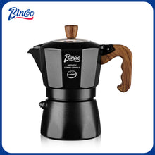 Bincoo Stovetop Espresso Maker - Italian Coffee Maker for Gas & Electric Stove,Small Moka Pot for Italian and Cuban Café Brewing,2 Espresso Cups, Portable