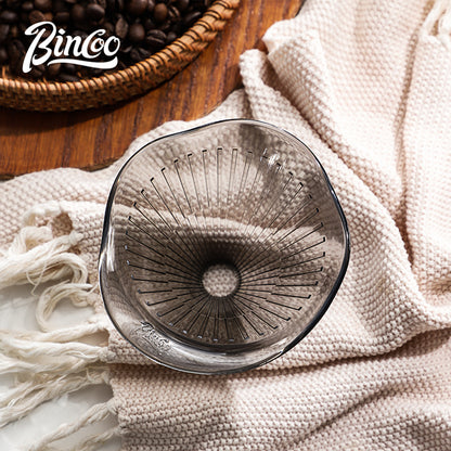 Bincoo V01/V02 Filter Cup Hand Brewed Coffee Filter Cup V60 Drip Filter Flower Shaped Coffee Dripper Tritan