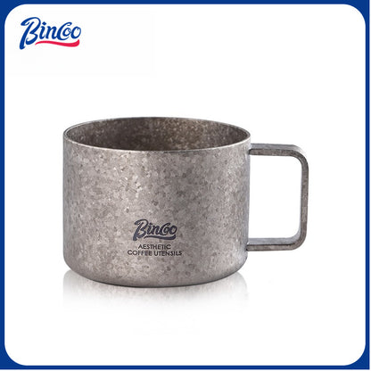 BINCOO Pure Titanium Coffee Cup Portable Coffee Tasting Cup for Home & Office 80ML