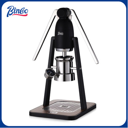 Bincoo Manual Espresso Maker Lever Espresso Machine – 12Bar Pressure Profiling, Dual-Lever Manual Coffee Maker with Pre-Infusion GYKF2164