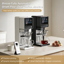 Bincoo Automatic Pour Over Coffee Machine for Home and Office,Touch Screen Control, Customizable Brewing Stages, Professional Barista-Quality Coffee Maker