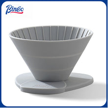BINCOO Collapsible Silicone Dripper with Stainless Steel Gooseneck Kettle Set Pour‑Over Coffee Kit for Outdoor Camping Gear