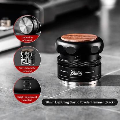 BINCOO Coffee Espresso Tamper Elastic Press Powder Coffee Coffee Utensils 58MM