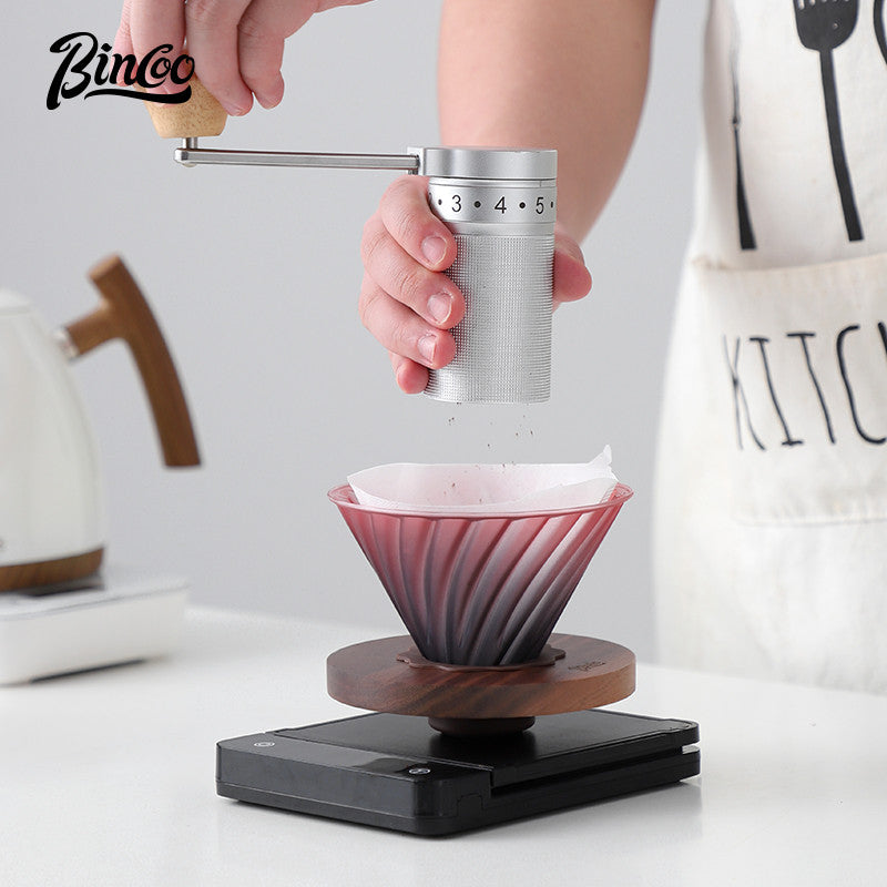 Bincoo Pour Over Coffee Maker Hand Brewing Coffee Pot Set Blackberry Filter Cup Sharing Pot Glass Pot Set 600ML