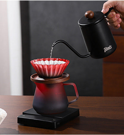 BINCOO 500ml Immersion Dripper Coffee Pot Switch Glass Pour Over Coffee Maker, Coffee Sharing Pot, Hold 1-4 Cups Hot Sell