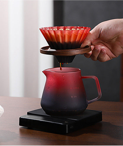 BINCOO 500ml Immersion Dripper Coffee Pot Switch Glass Pour Over Coffee Maker, Coffee Sharing Pot, Hold 1-4 Cups Hot Sell