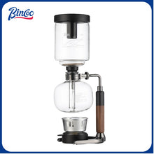 BINCOO Siphon Coffee Pot Home Manual Coffee Maker Coffee Appliances for Home and Office 3 Cups/5 Cups