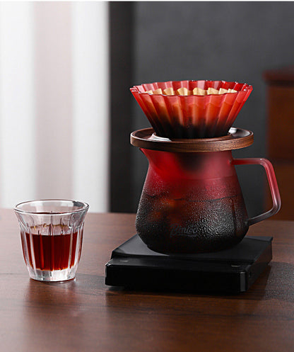 BINCOO 500ml Immersion Dripper Coffee Pot Switch Glass Pour Over Coffee Maker, Coffee Sharing Pot, Hold 1-4 Cups Hot Sell
