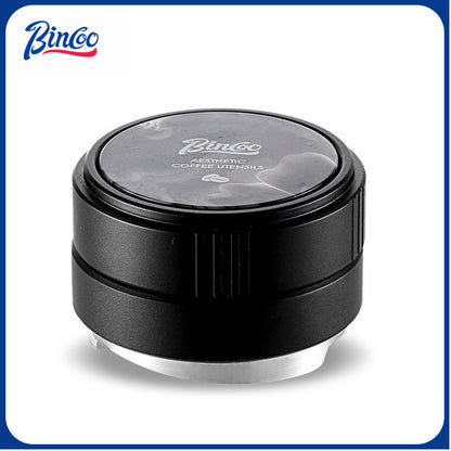 BINCOO 3‑Blade Distribution Tool, Spring‑Loaded Stainless Steel Tamper, Dosing Ring Set, Coffee Accessory Kit