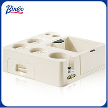 Bincoo GYKF2223 Coffee Slag Box Storage Base Multi functional Tamper Station Powder Pressing Equipment Storage Tool Box 51/53/58mm
