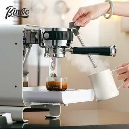 Bincoo Semi-Automatic Coffee Machine KFJ04,Espresso Machine with Double Boiler, Use Milk Frother and Brew Espresso Simultaneously, Professional Coffee Maker
