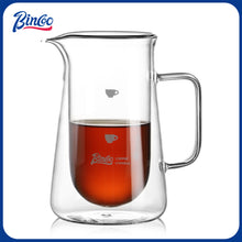Bincoo GYJ60383 Double Wall Glass Coffee Carafe - Coffee Decanter Coffee Server for Pour Over, Coffee Pot, Borosilicate Glass For Coffee, Tea, Whiskey, Cocktails & All Beverages