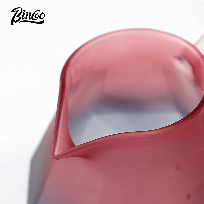 Bincoo Pour Over Coffee Maker Hand Brewing Coffee Pot Set Blackberry Filter Cup Sharing Pot Glass Pot Set 600ML