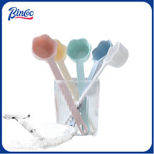 Bincoo rosette coffee spoon colorful short coffee measuring spoon long handle coffee bean spoon pressed powder spoon