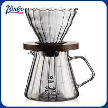 BINCOO Coffee Dripper Set Filter Cup Coffee Pot Set Coffee Sharing Pot Strainer Cup Extraction Filter Coffee Utensils 400ML/600ML
