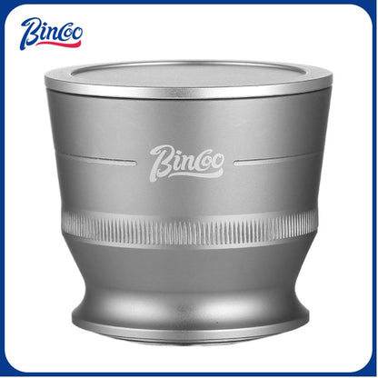 Bincoo Coffee Dosing Cup - Stainless Steel Espresso Grinder Funnel, Anti-Static Coffee Powder Receiver for Portafilter, Compatible with Home Brewing