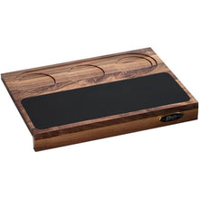 Bincoo Wooden Corner Coffee Tamper Mat,Espresso Tamper Station,Suit for 51-58mm Coffee Tamper Holder Pad for Baristas Protect Your Worktop(Wood 3 hole)
