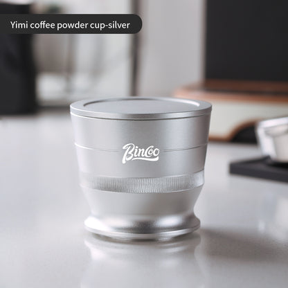 Bincoo Coffee Dosing Cup - Stainless Steel Espresso Grinder Funnel, Anti-Static Coffee Powder Receiver for Portafilter, Compatible with Home Brewing