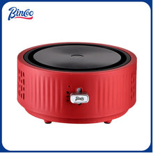 Bincoo 500W Mini Adjustable Electric Coffee Stove, Aluminum Heating Plate Coffee Hot Plate with Knob Temperature Control, Portable Small Electric Heater for Moka Pot, Syphon Siphon & Hand Drip Coffee Brewing