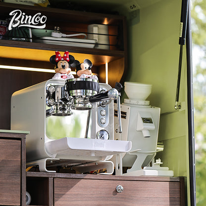 Bincoo Semi-Automatic Coffee Machine KFJ04,Espresso Machine with Double Boiler, Use Milk Frother and Brew Espresso Simultaneously, Professional Coffee Maker