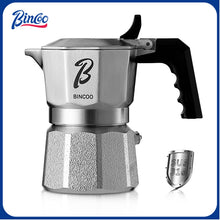 Bincoo GYKF2332 Italian Moka Pot 1 Cup - Stovetop Espresso Maker for Rich Coffee,316 Stainless Steel - Three-Valve Pressure Boosting Design