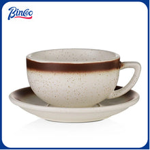 BINCOO GYKF0610 Ceramic Coffee Mug Professional Latte Art Mug Tasting Cup for Household and Office 320ML