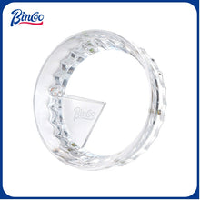 Bincoo Clear Magnetic Coffee Dosing Ring - Anti-Splashing Espresso Powder Funnel, Dual-Use Cloth Powder Ring, Universal Fit for 51/58mm Portafilters, AS Material