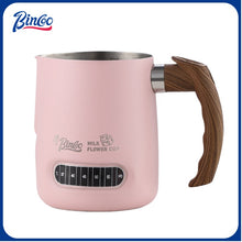 BINCOO Coffee Latte Art Cup Coffee Tank Thickened Milk Foam Cup Coffee Utensil  304 Stainless Steel Large Capacity 600ML