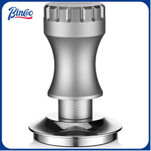 Bincoo GYKF0820 Espresso Tamper 58mm-Consistent Pressure Coffee Tamper for Barista Home,Adjustable Depth,Stainless Steel Base Tamper Espresso Tool Fits 58mm Portafilters(Grey 58mm)